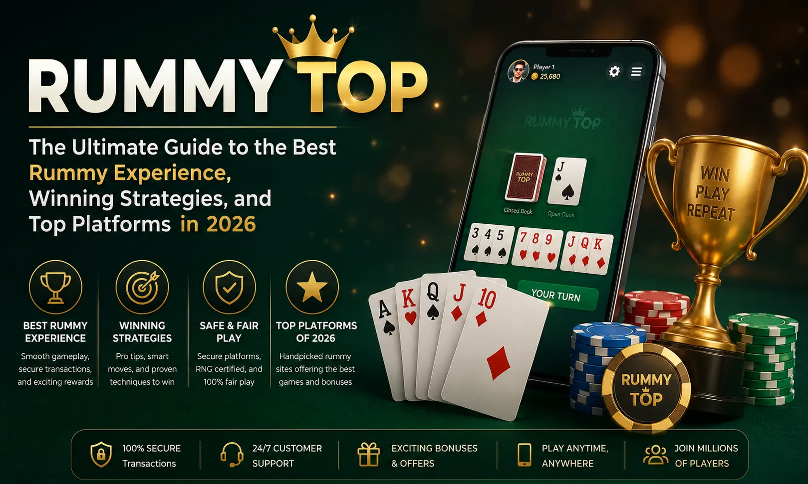 Rummy Top guide showcasing the best rummy experience, winning strategies, online rummy tips, and top rummy platforms for 2026.