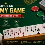 Popular Rummy Game guide showing card sequences, sets, strategies, and gameplay tips for beginners and experienced players