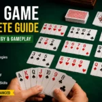 A player arranging cards into sequences and sets while playing the Rami game, illustrating the complete beginner's guide to Rami rules, strategy, and gameplay.