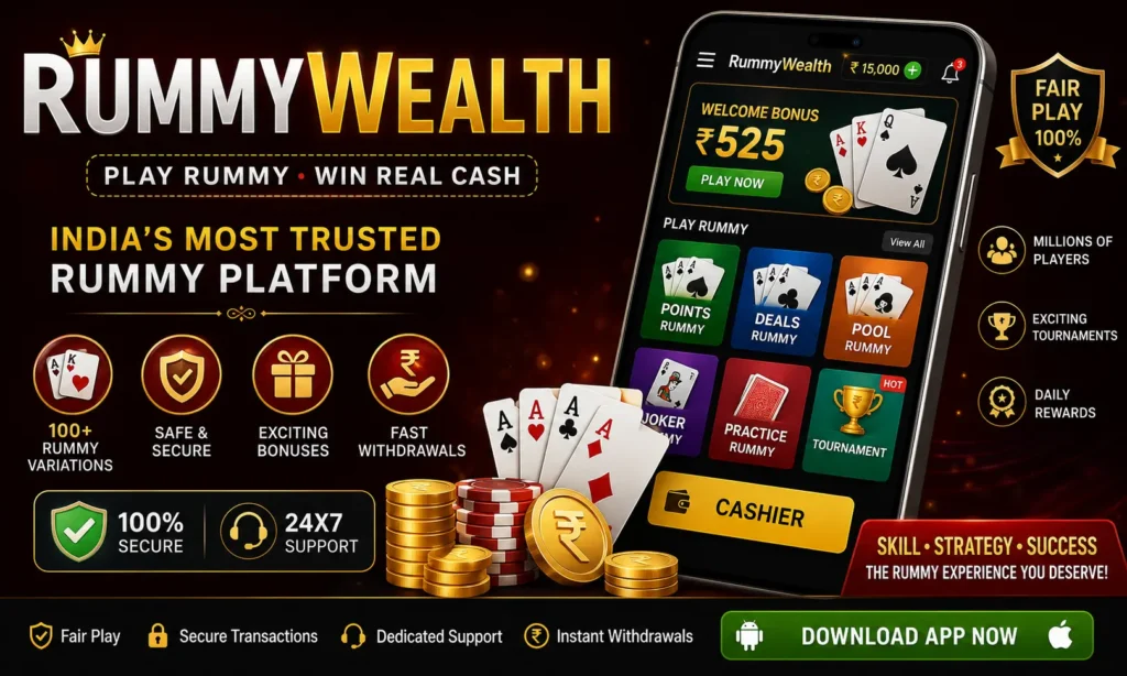 Rummywealth online rummy game guide