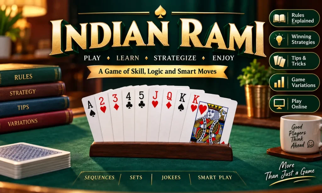 Indian Rami game rules, cards and strategy guide